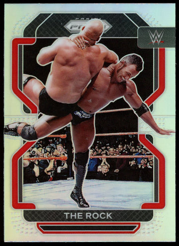 2022 Prizm WWE The Rock Silver Prizm #191
