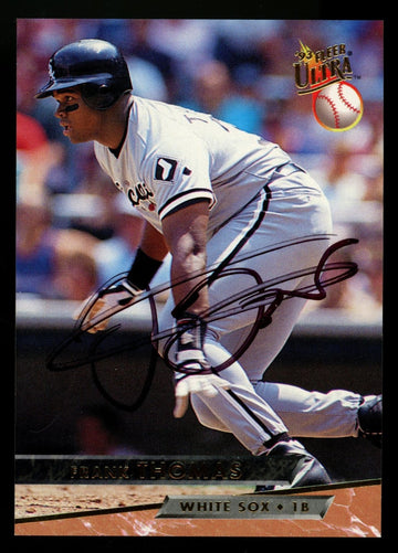 1993 Fleer Ultra Frank Thomas #181 Signed Autographed JSA