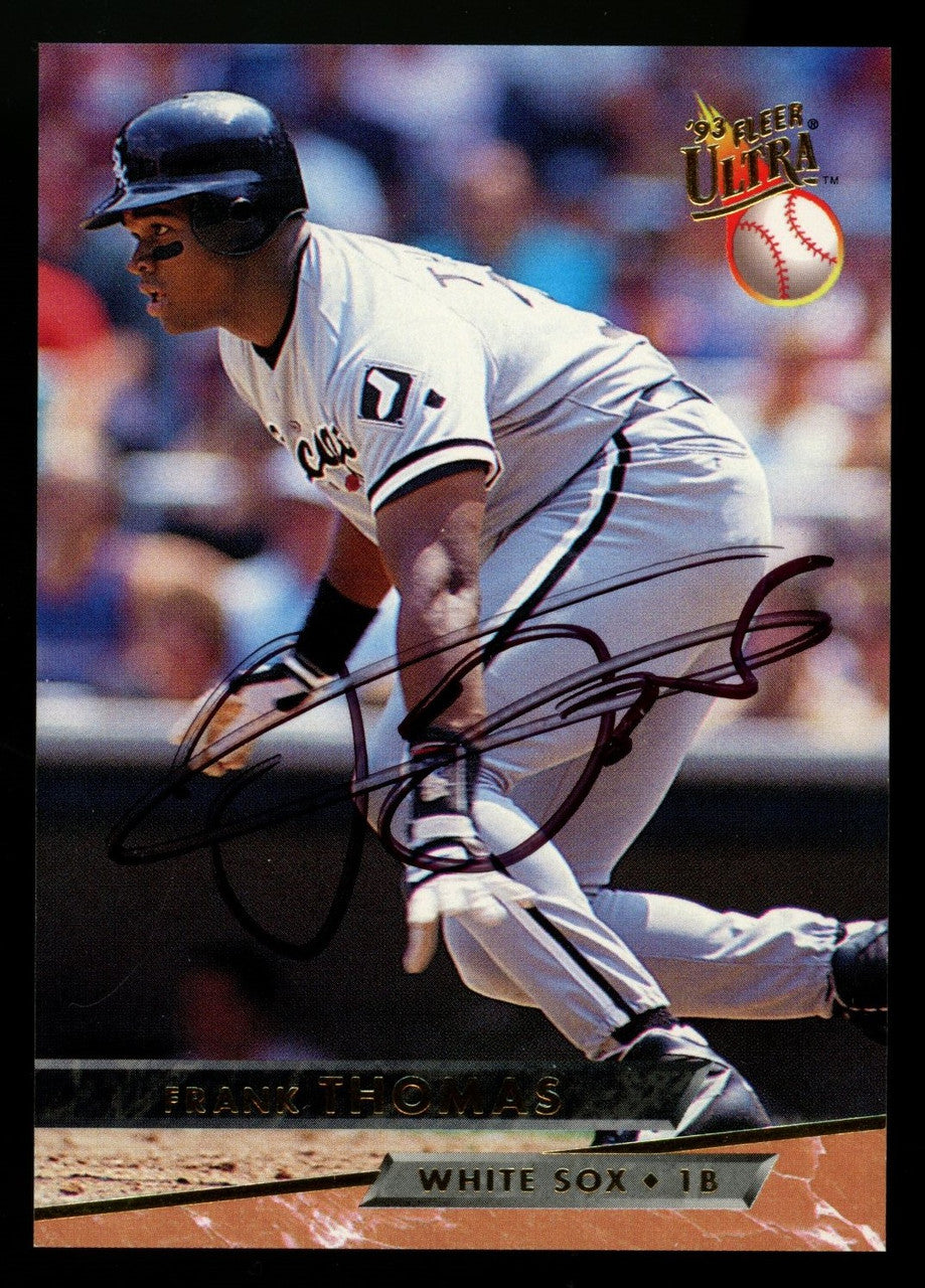 1993 Fleer Ultra Frank Thomas #181 Signed Autographed JSA