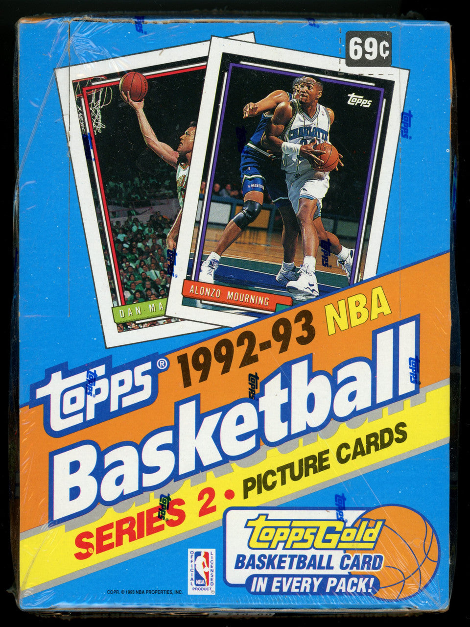 1992/93 Topps Series 2 Basketball Wax Box Factory Sealed