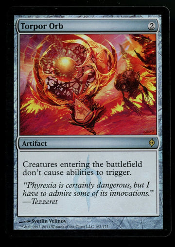 Magic Torpor Orb New Phyrexia Foil #162/175