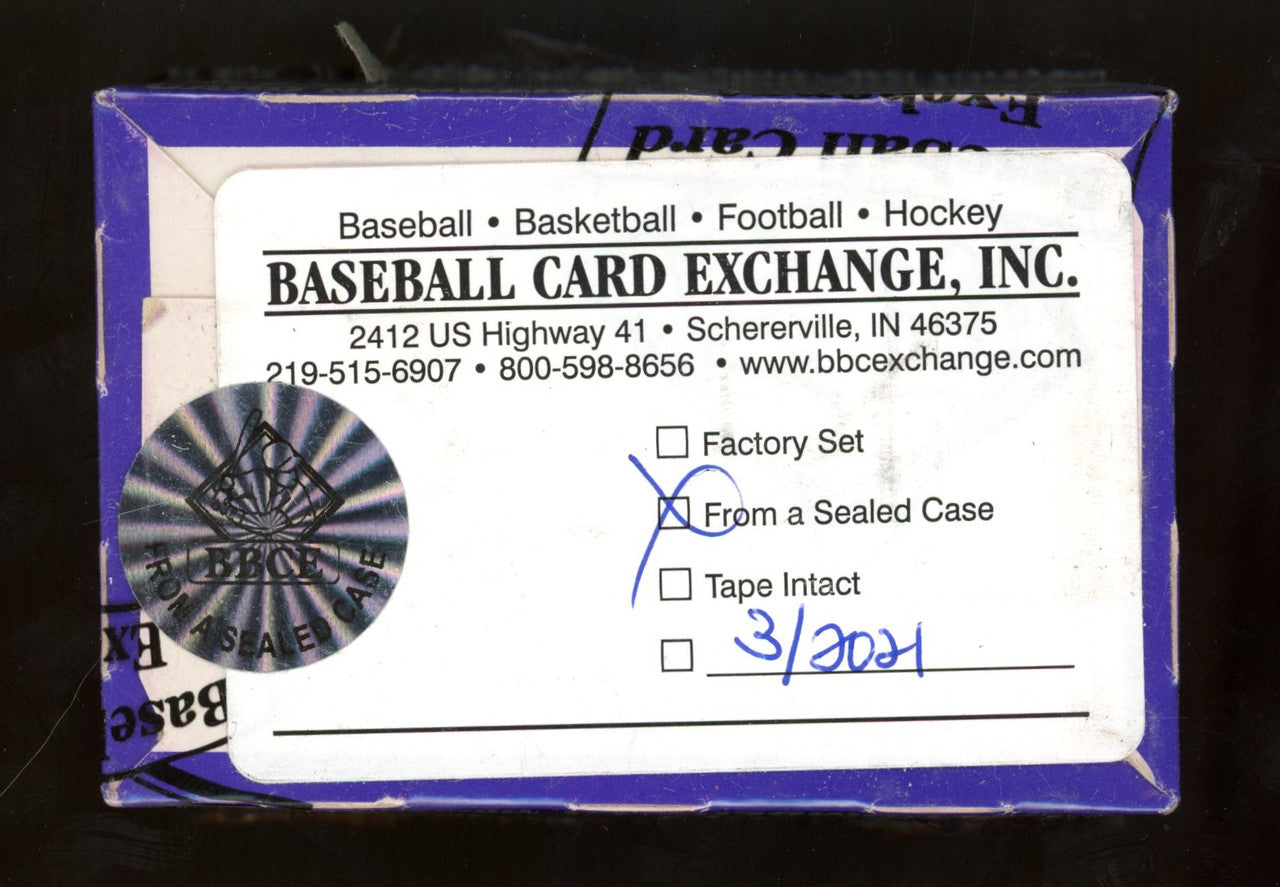 1985 Topps Baseball Traded Series Set BBCE Wrapped Sealed Box FASC
