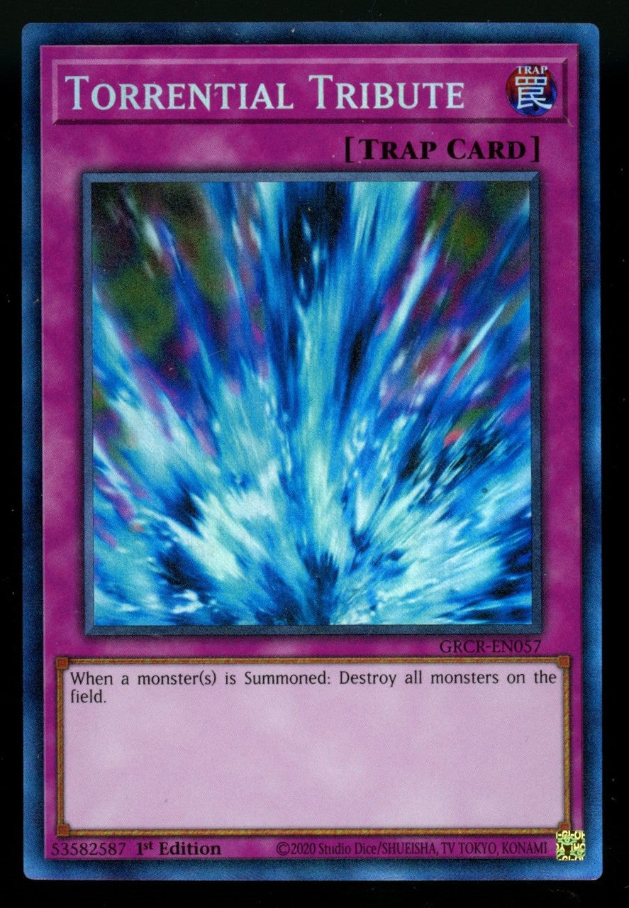 Yugioh Torrential Tribute 1st Edition Rare #GRCR-EN057