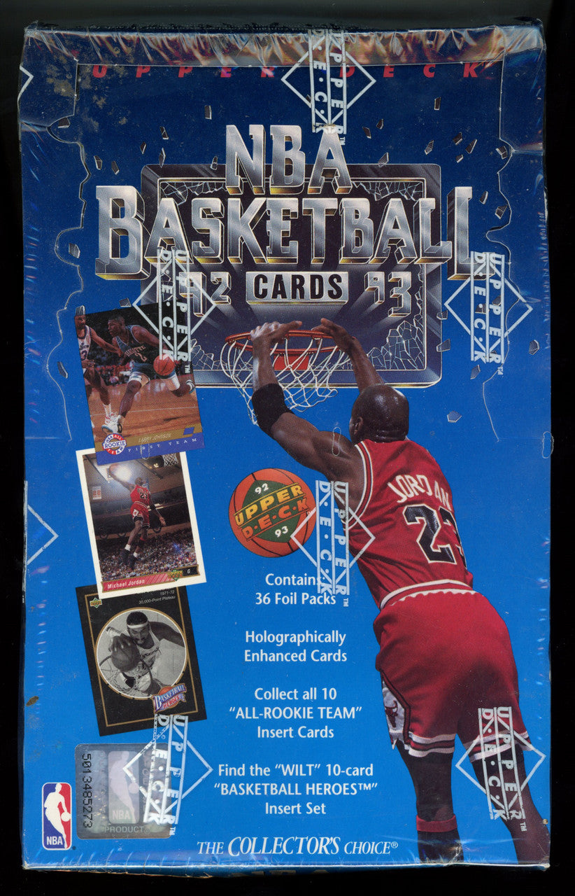 1992/93 Upper Deck Basketball Box Factory Sealed