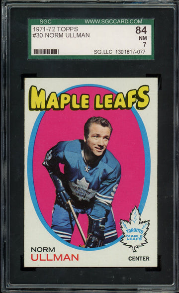 1971-72 Topps Norm Ullman #30 SGC 7