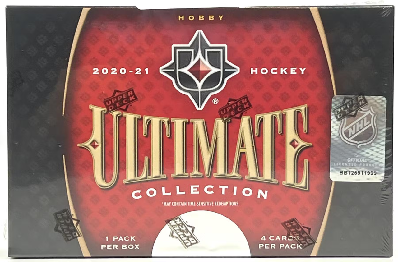 2020/21 Upper Deck Ultimate Collection Hockey Hobby Case (8 Boxes)