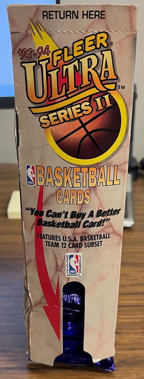 1993/94 Fleer Ultra Basketball Series 2 Jumbo Pack Lot of 23 Packs