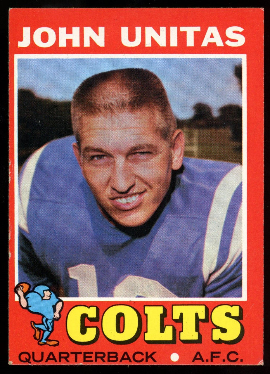 1971 Topps Johnny John Unitas #1 EX