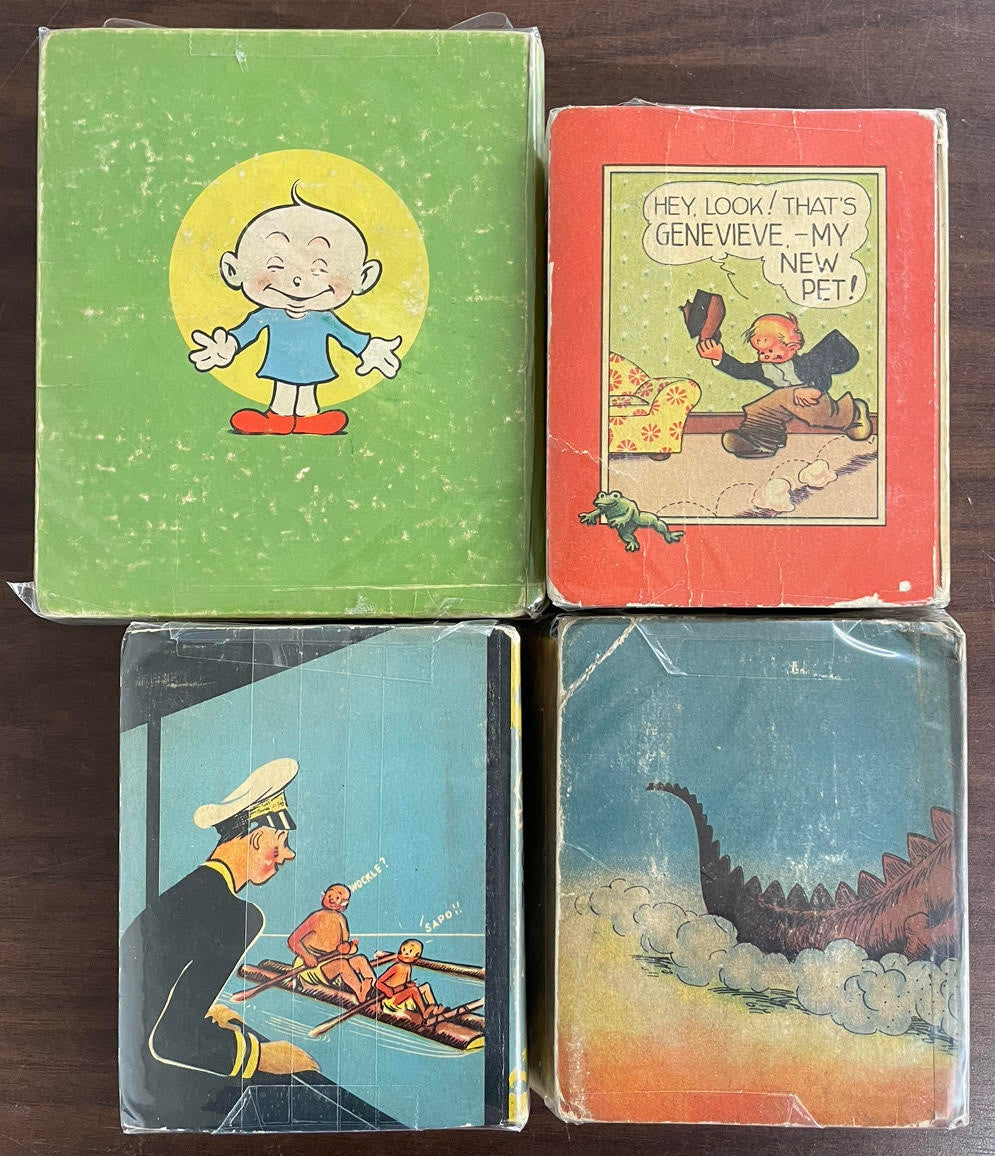 Vintage Big Little Book lot of 4 Scrappy Smitty Alley Oop and Dinny Just Kids