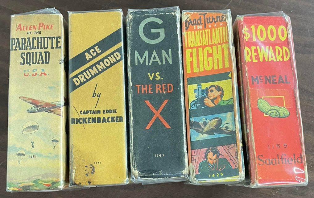 Vintage Big/Better Little Book lot of 5 Allen Pike Ace Drummond $1000 Reward