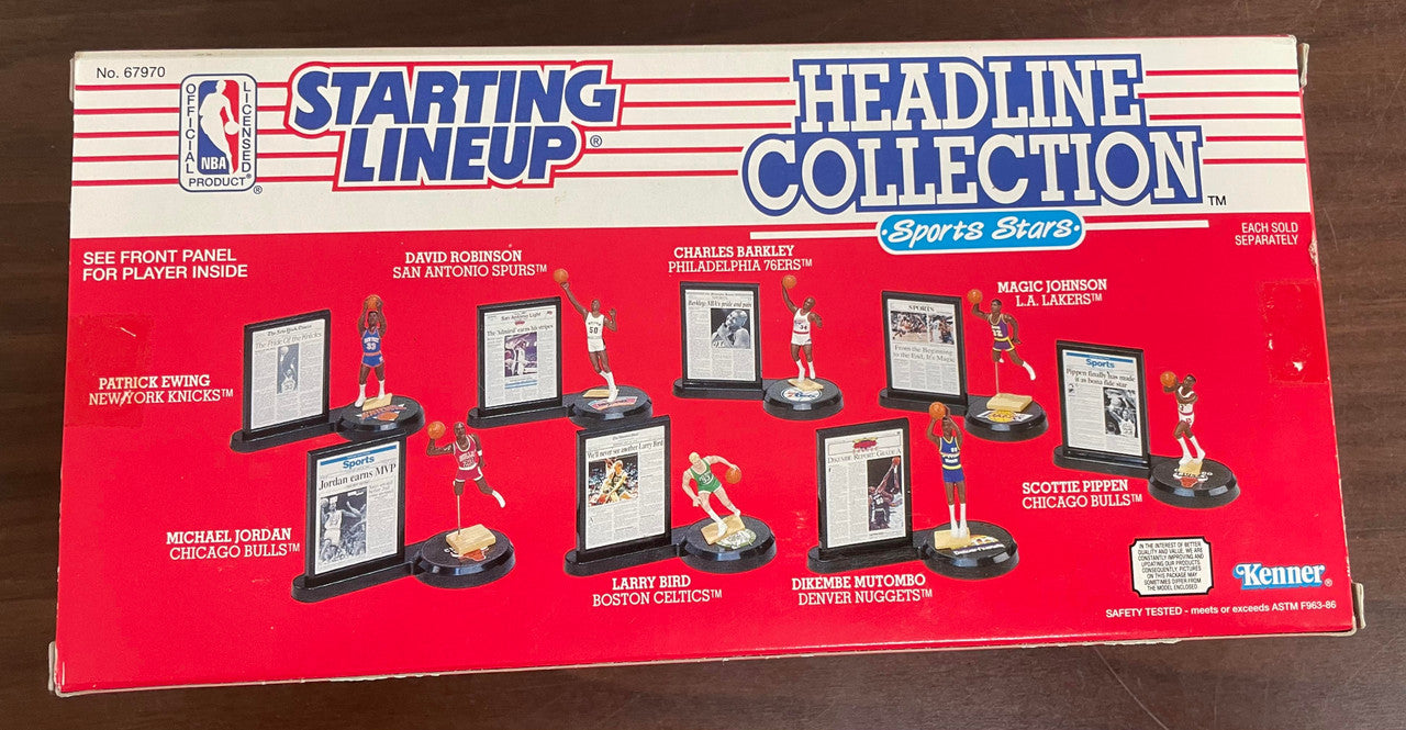 1992 Kenner Starting Lineup Headline Collection Michael Jordan NIB