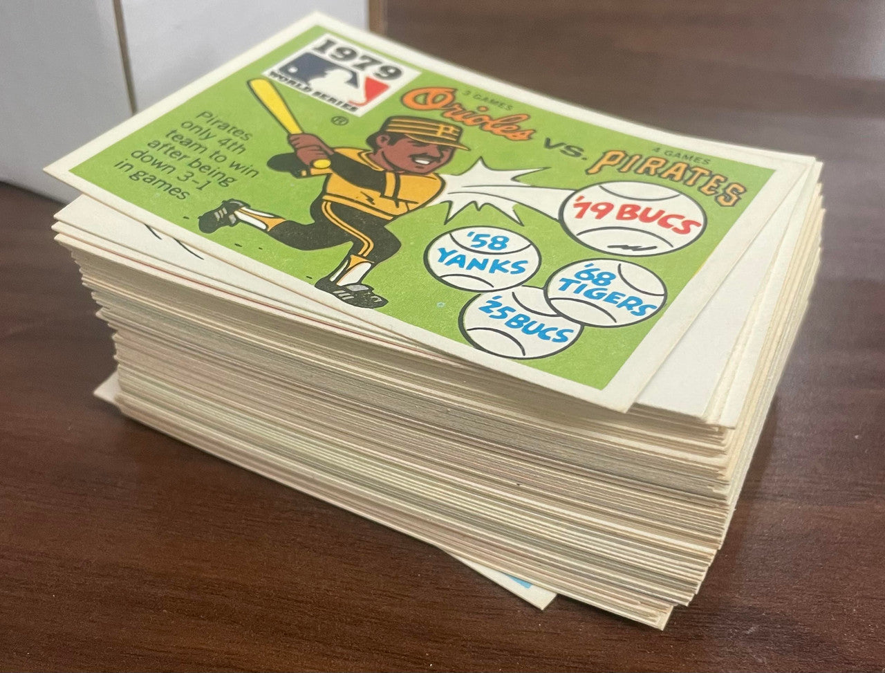 1980 Fleer Laughlin World Series Near Complete Set 37/40 w/ Extras (78 Total)