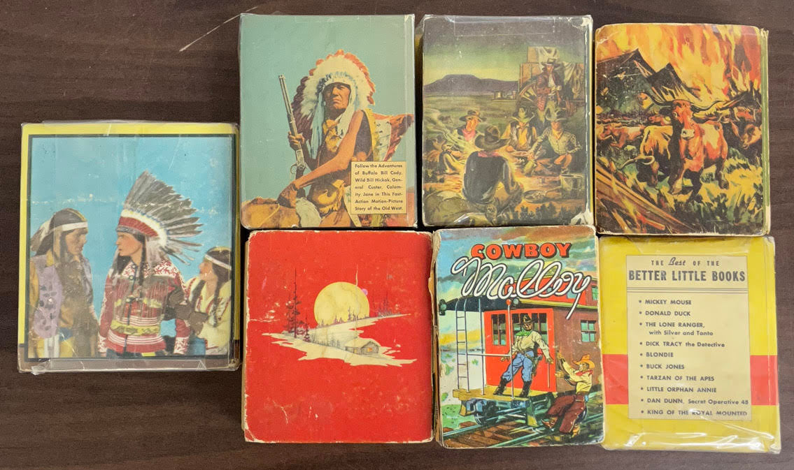 Vintage Big Little Book Western Lot of 7 The Plainsmen Flint Roper Tim Mccoy