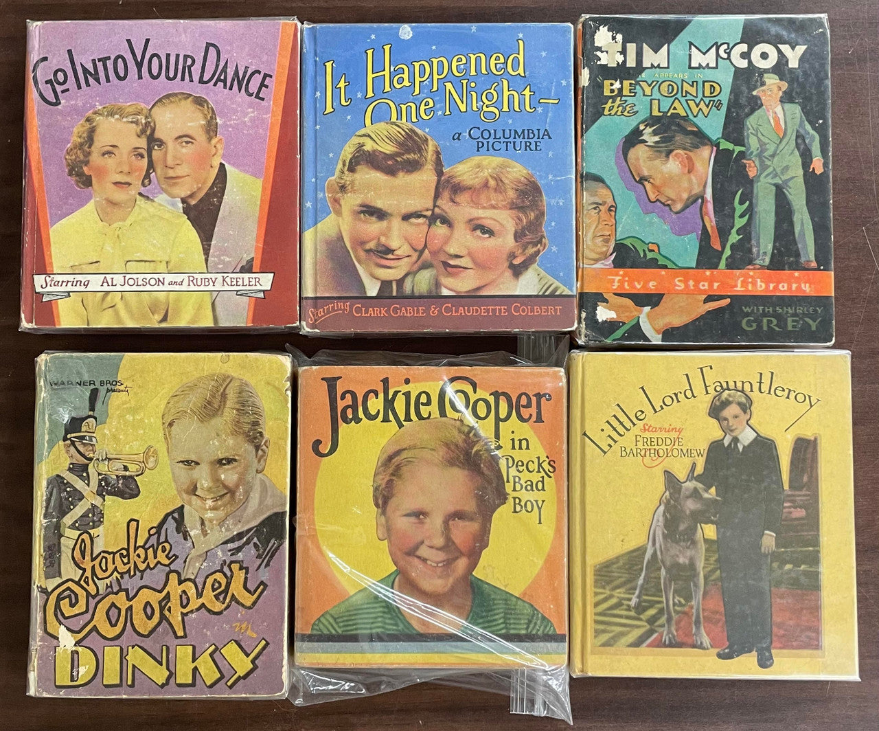 Vintage Big Little Book/Five Star Library Jackie Cooper It Happened One Night