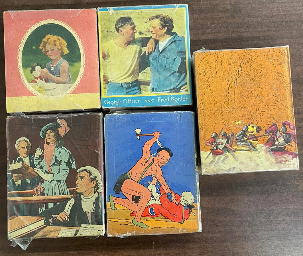Vintage Big Little Book/A Lynn Book lot of 5 Lancealot Story of Shirley Temple