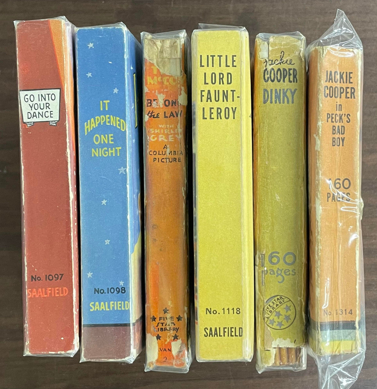 Vintage Big Little Book/Five Star Library Jackie Cooper It Happened One Night