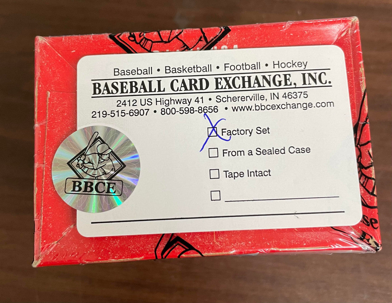 1988 Score Baseball Rookie & Traded Set BBCE Wrapped and Sealed