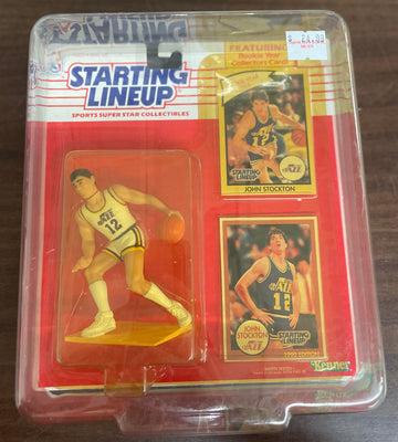 1990 Kenner Starting Lineup John Stockton Action Figure NIB