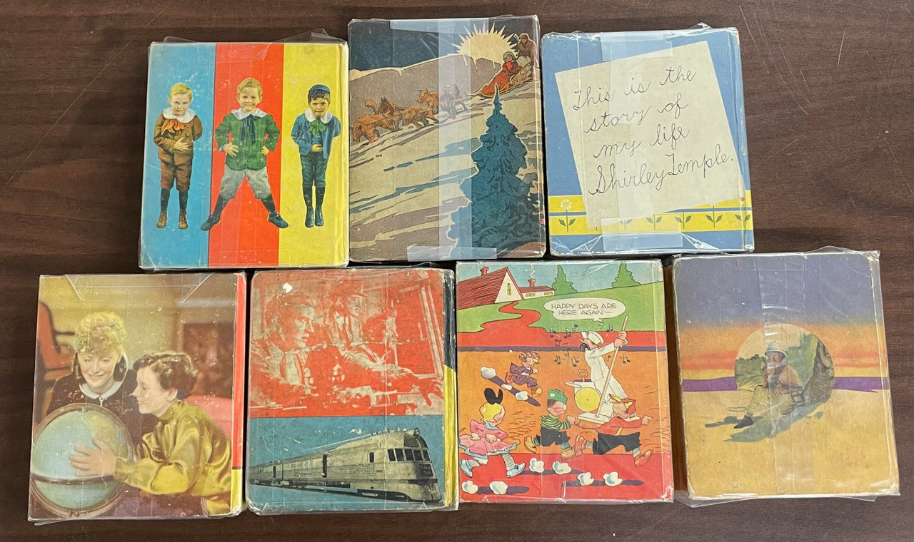 Vintage Big Little Book lot of 7 Lost Patrol Little Men Just Kids Silver Streak