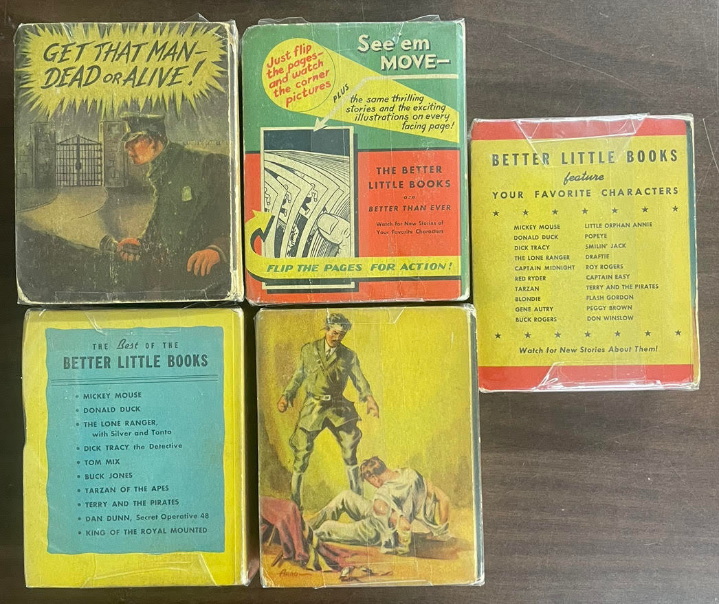 Vintage Big/Better Little Book lot of 5 Border Patrol Speed Douglas Don Winslow