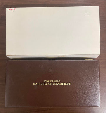 1985 Topps Gallery of Champions Bronze Set (12) w/ COA in Box