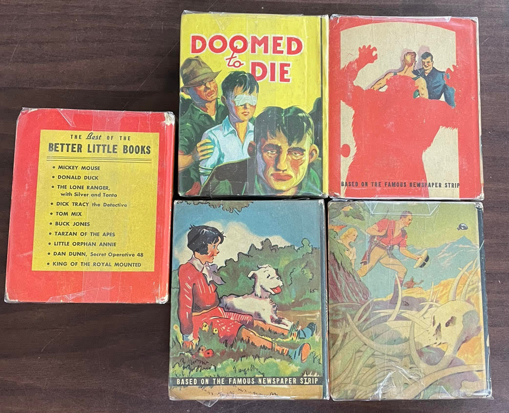Vintage Big/Better Little Book lot of 5  Little Annie Rooney Jack Armstrong
