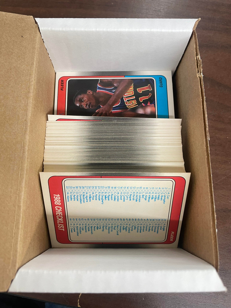 1988-89 Fleer Basketball Complete Set (132) NM-MT Jordan Pippen Miller Rodman