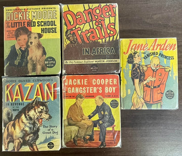 Vintage Big/Better Little Book lot of 5 Jane Arden Danger Trails Dickie Moore