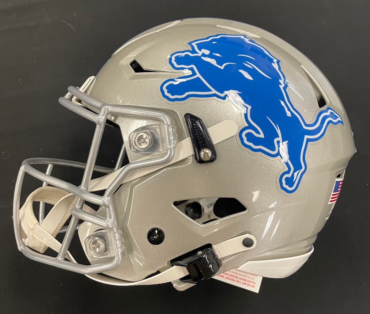Barry Sanders Signed Autographed Authentic Speed Flex FS Helmet Schwartz