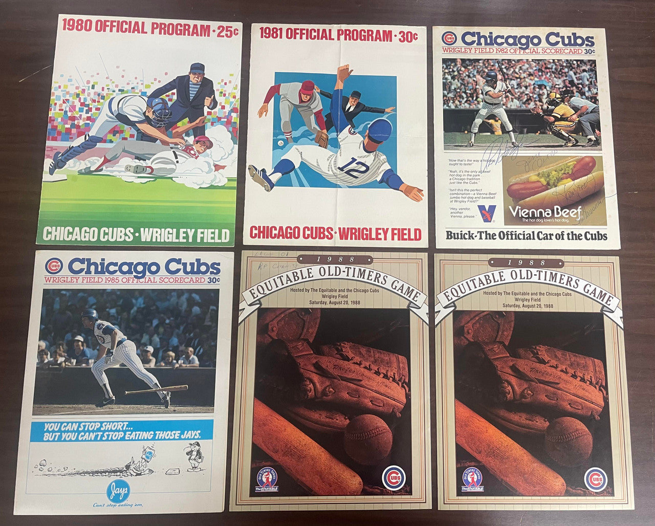1980-2006 Chicago Cubs Program Lot of 18 w/ 1990 All Star Game