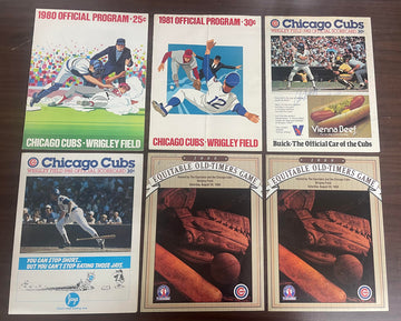 1980-2006 Chicago Cubs Program Lot of 18 w/ 1990 All Star Game