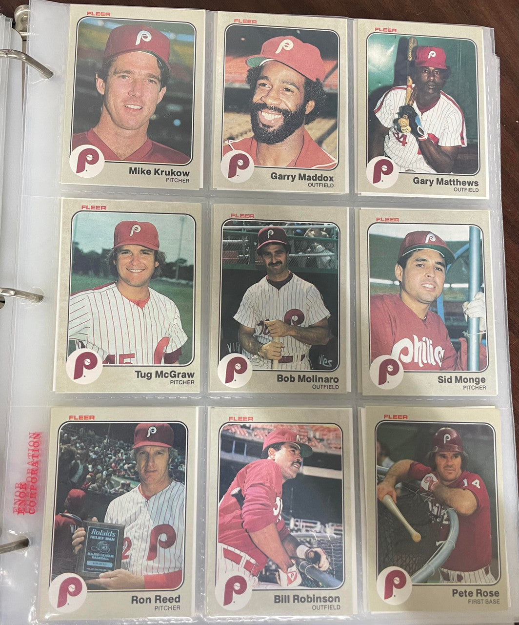 1983 Fleer Baseball Complete Set (660) NM-MT Gwynn Boggs Sandberg