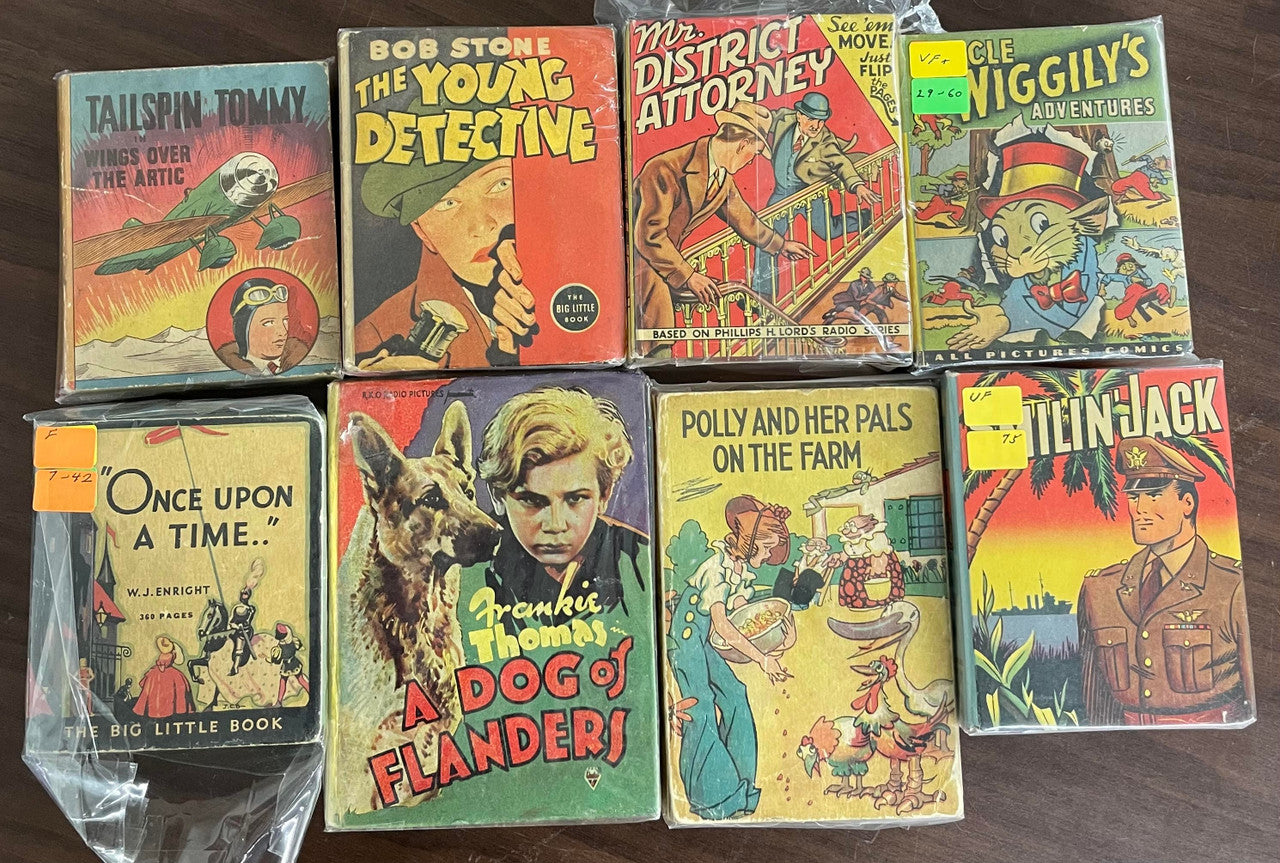 Vintage Big Little Book lot of 12