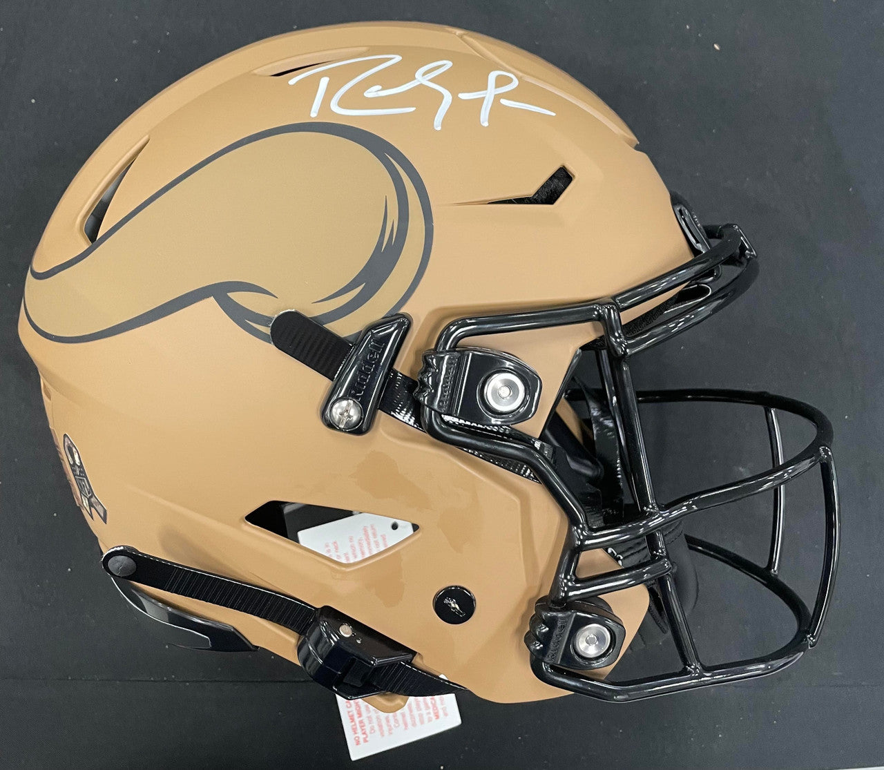 Randy Moss Signed Autographed Authentic Speed FS Helmet Salute to Service BAS