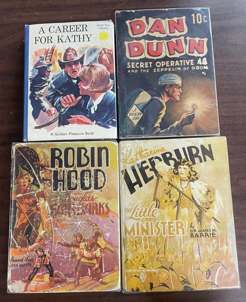 Vintage Big Little Book/Five Star Library Dan Dunn Robin Hood Little Minister