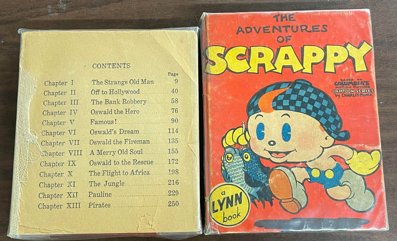 Vintage Big Little Book lot of 2 Scrappy Oswald