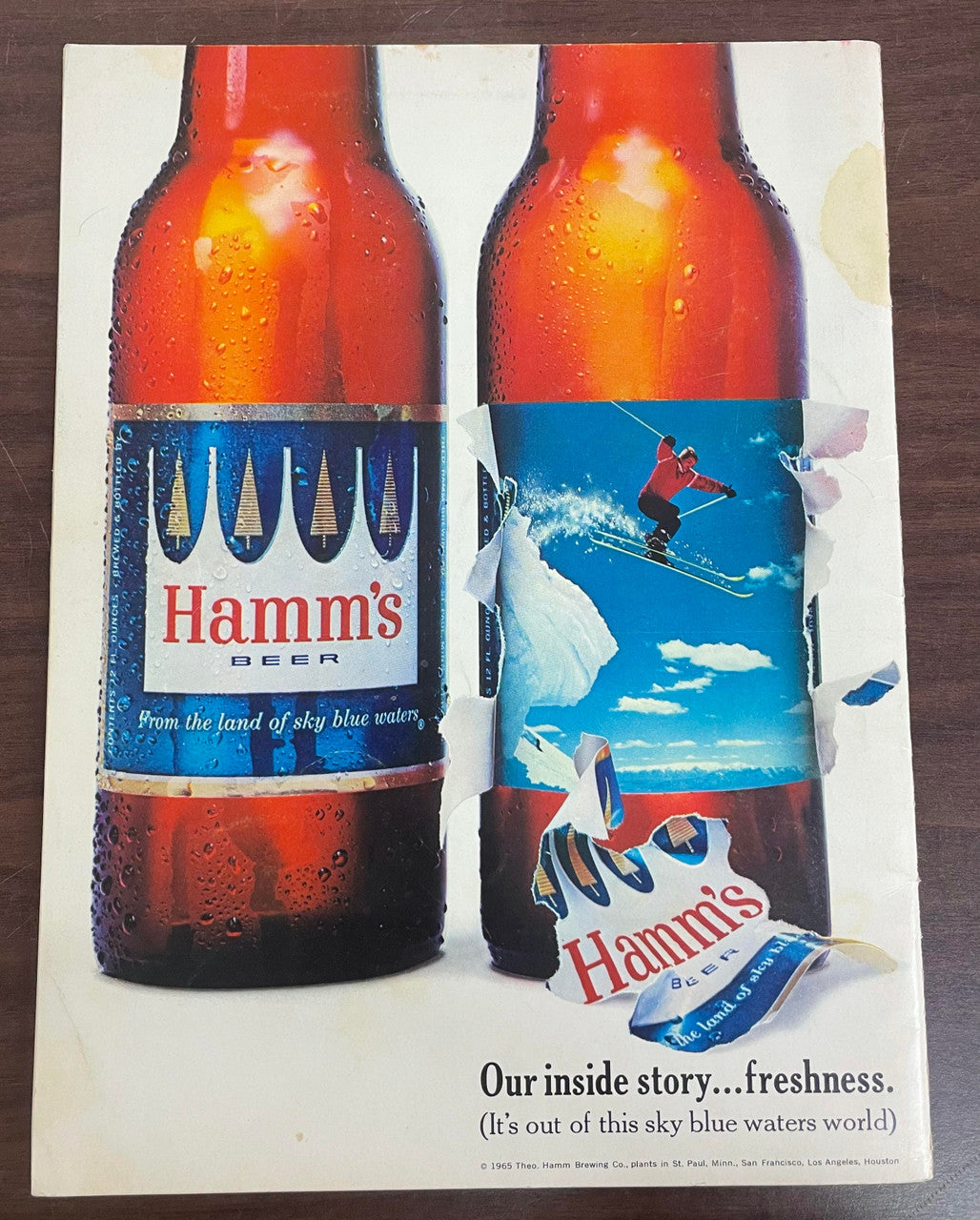 1965 World Series Minnesota Twins vs Los Angeles Dodgers Program