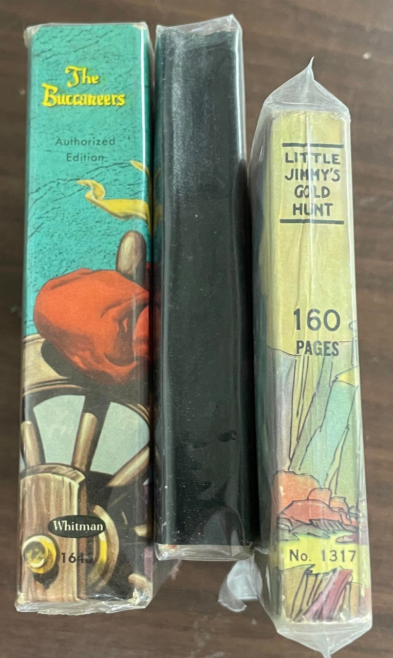 Vintage Big Little Book lot of 3 Buccaneers Jimmy's Gold Hunt Elmer Pete Tramp