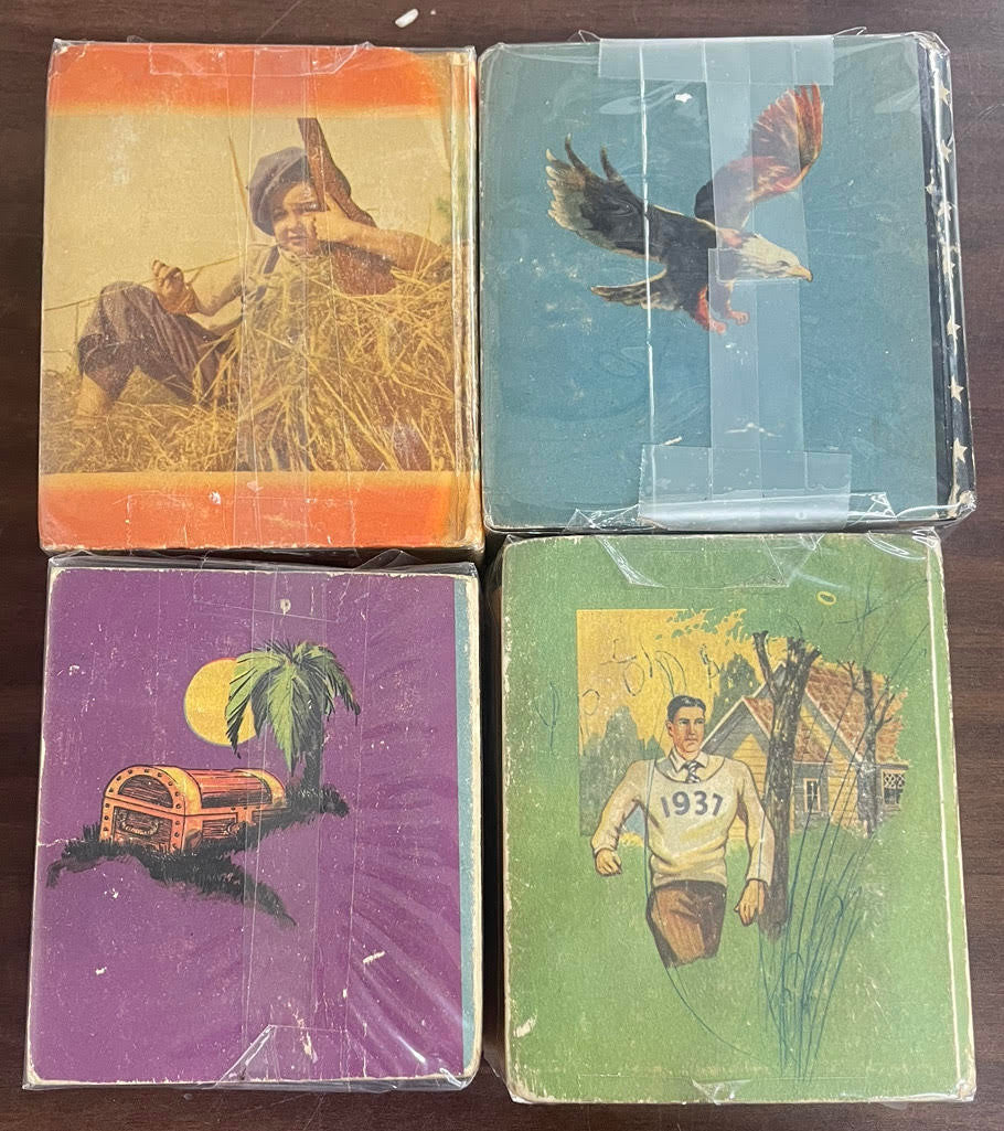 Vintage Big Little Book lot of 4 Treasure Island Story of U.S.A. Jane Withers