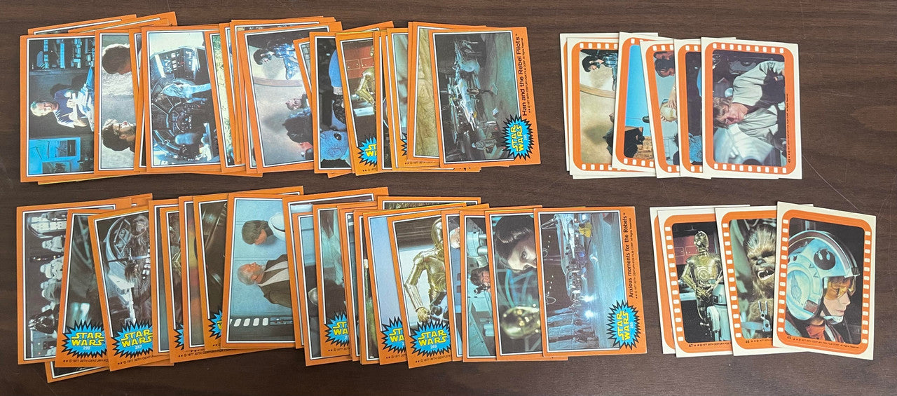 1977 Topps Star Wars Series 5 Complete Set 265-330 + Stickers (11) EX