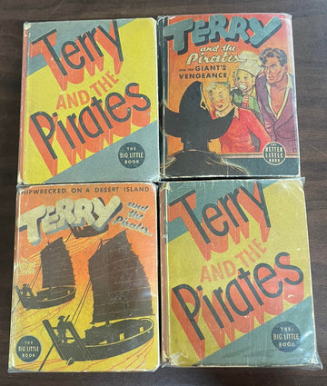 Vintage Big Little Book Lot of Terry and the Pirates
