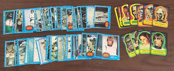 1977 Topps Star Wars Series 1 Complete Set (66) + Stickers (11) VG/EX-EX