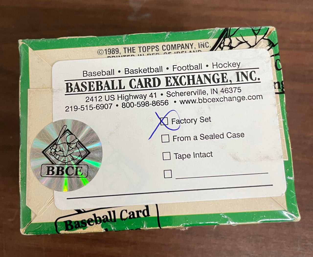 1989 Topps Major League Debut Set BBCE Wrapped and Sealed
