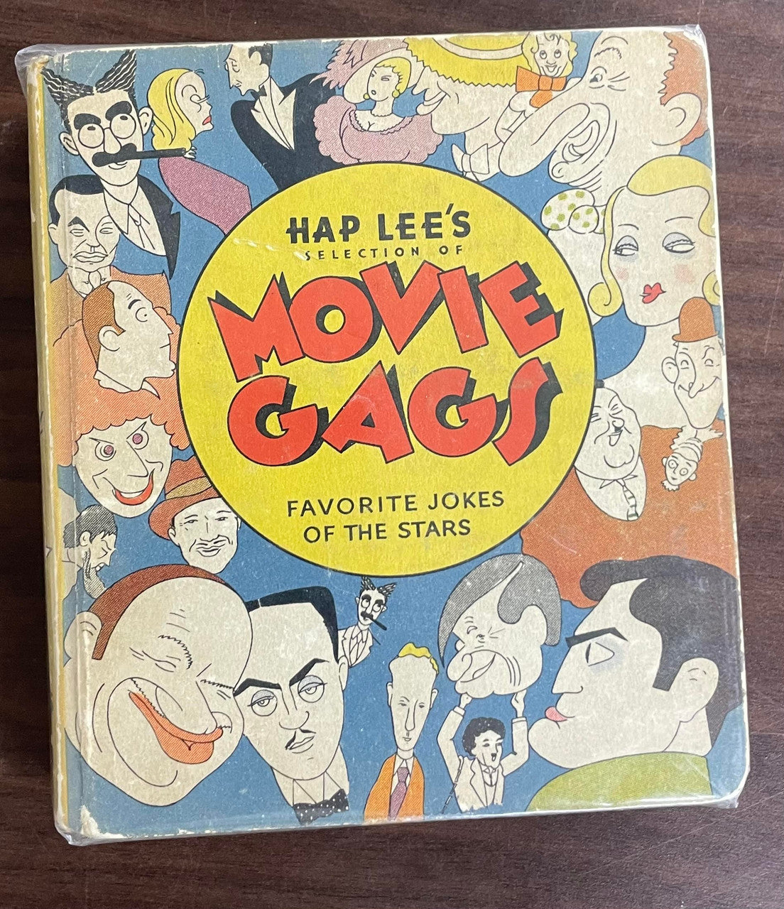 1935 Vintage Big Little Book Hap Lee's Movie Gags 1145