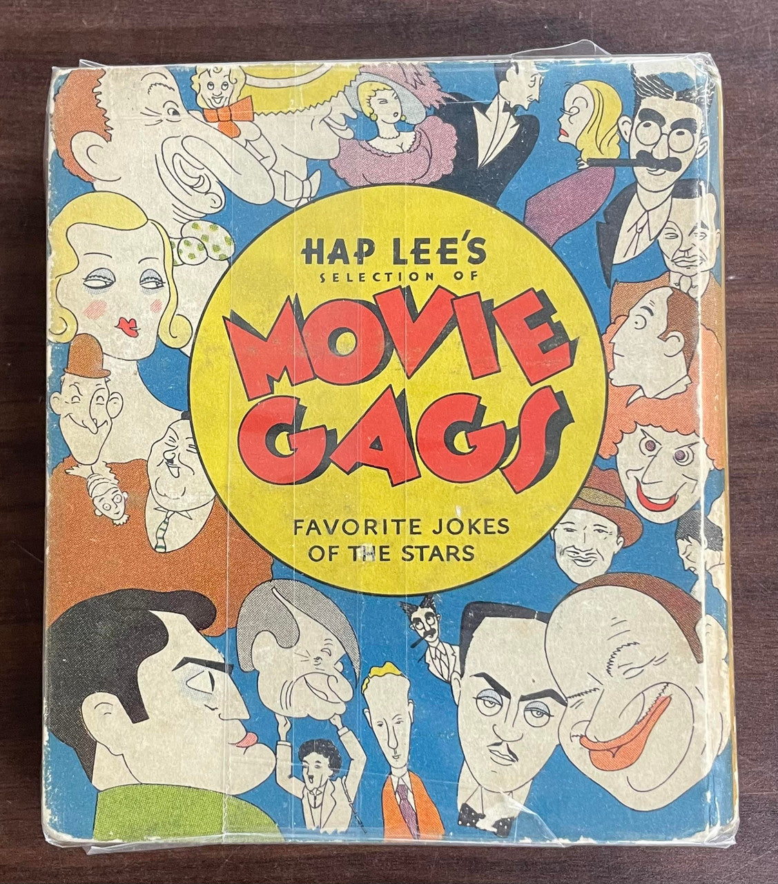 1935 Vintage Big Little Book Hap Lee's Movie Gags 1145