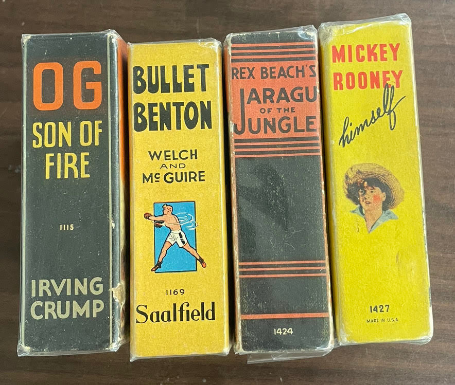 Vintage Big/Better Little Book lot of 4 Bullet Benton Mickey Rooney Og