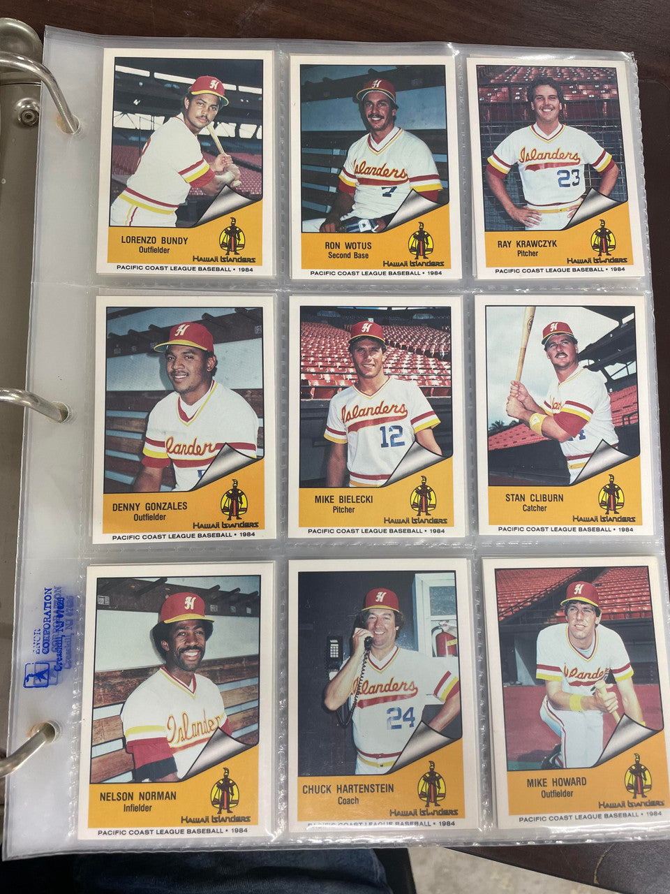 1984 Cramer PCL Pacific Coast League Baseball Complete Set (250) NM-MT