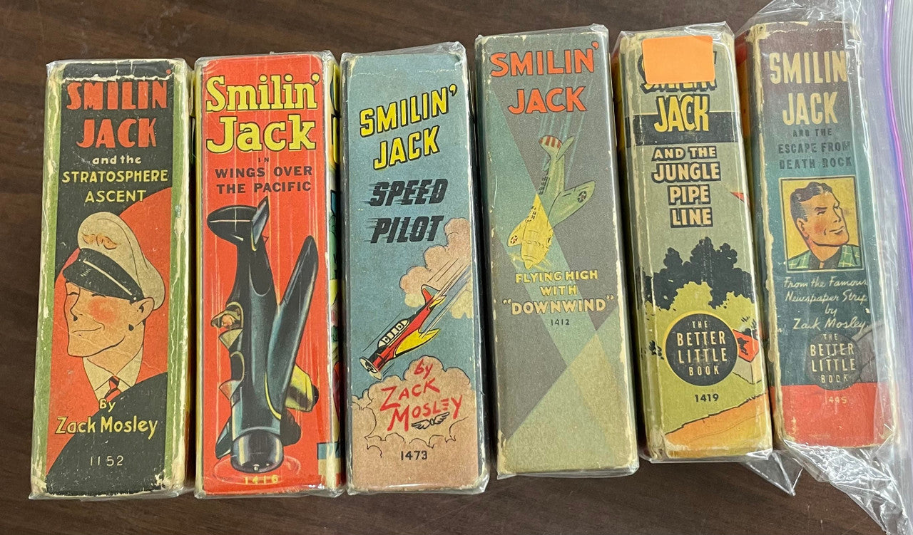Smilin' Jack Big/Better Little Book Vintage Lot of 6 Death Rock