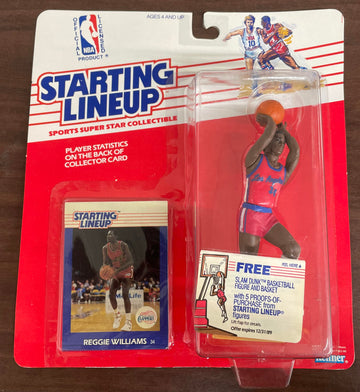 1988 Kenner Starting Lineup Reggie Williams Action Figure NIB