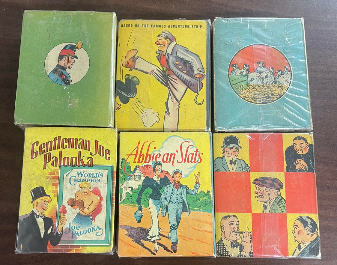 Vintage Big Little Book lot of 6 Wash Tubbs Chester Gump Abbie an' Slats